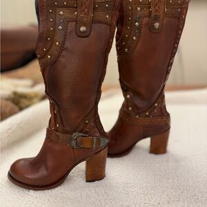 New Freebird by Steven Brown Studded Heeled Boots